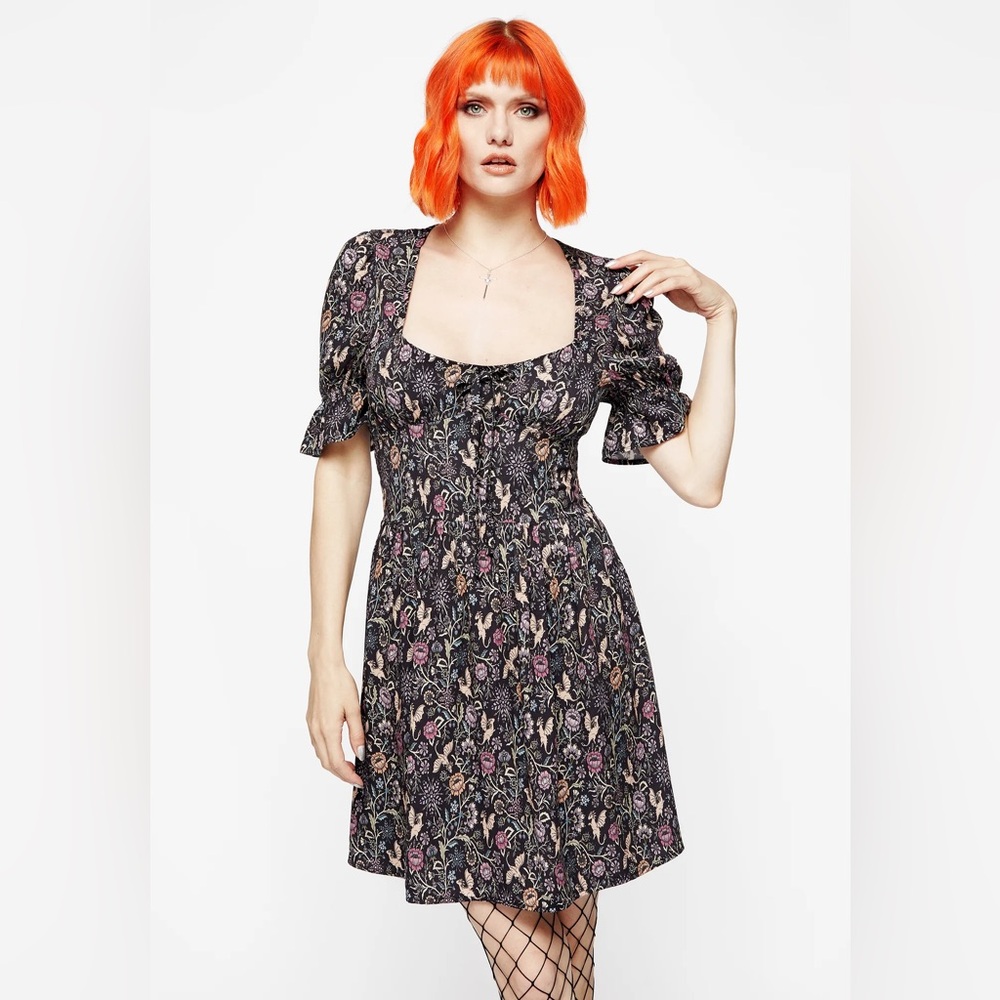 MSRP $69 NWT US 4 DISTURBIA Snapdragon Mini Dress